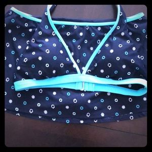 Nautical two piece bikini.